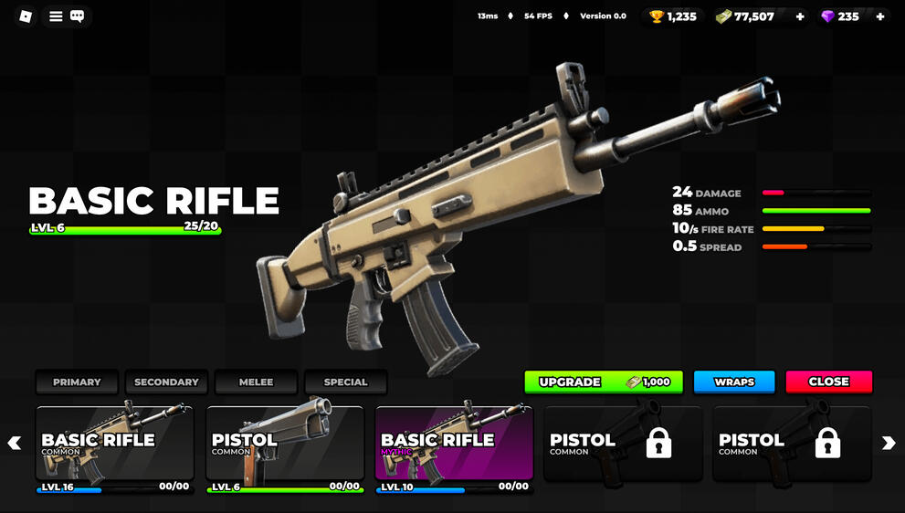 Weapons UI